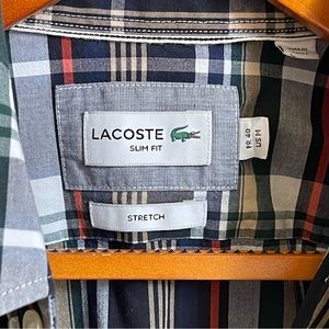 Lacoste _mens button up shirt_zise M